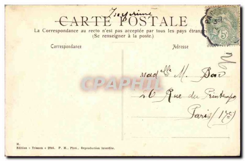 Postcard Old Saint Cloud Grandes Eaux The lower Part waterfall