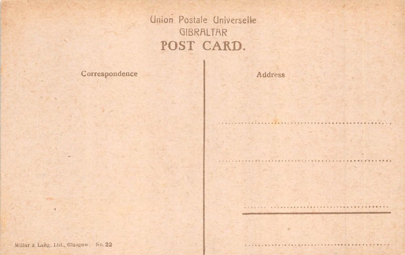 A851 Gibraltar Waterport treet and The Exchange vintage postcard