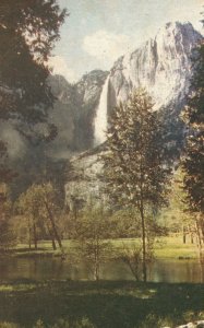 Vintage Postcard 1910's Yosemite Water Falls Yosemite Valley California CA