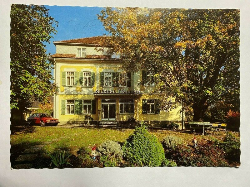 POSTED 1990  AUSTRIA POSTCARD -  KURGAUS TRAUNSEE (KK3317) 