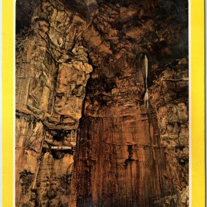 c1977 Kentucky Mammoth Cave Ruins of Karnak Limestone Columns Chrome Lg PC M28