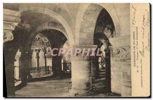 Old Postcard Abbaye De Saint Denis Basilica Crypt