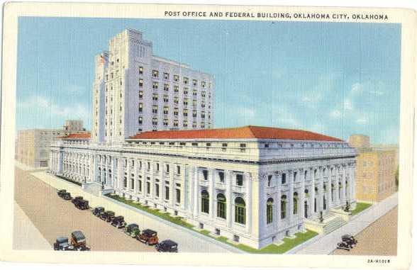 Post Office and Federal Building Oklahoma City OK, Linen