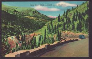 Trail Ridge Road to Grand Lake,CO Postcard