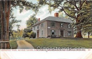 Munroe Taver, Earl Percy's Headquarters & Hospital, April 1775 Lexington, Mas...