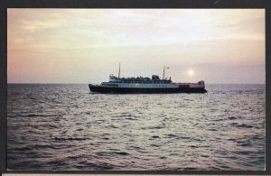 PEI M. V. ABEGWEIT Ice-breaking Car and Train Ferry at Sunset World's Largest