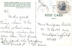 PC6189 CYPRESS GARDENS, FLORIDA