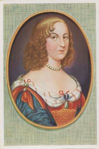 Queen Christina Of Sweden Swedish Ruler Old Cigarette Card