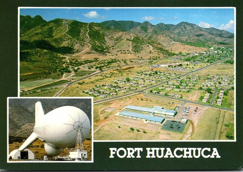 Arizona Fort Huachuca With Surveillance Blimp Used Monitoring Mexican-America...