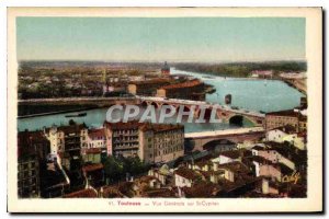 Postcard Old Toulouse Vue Generale St Cryptien