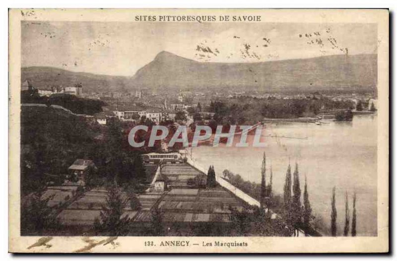 Postcard Old Annecy Marquisats