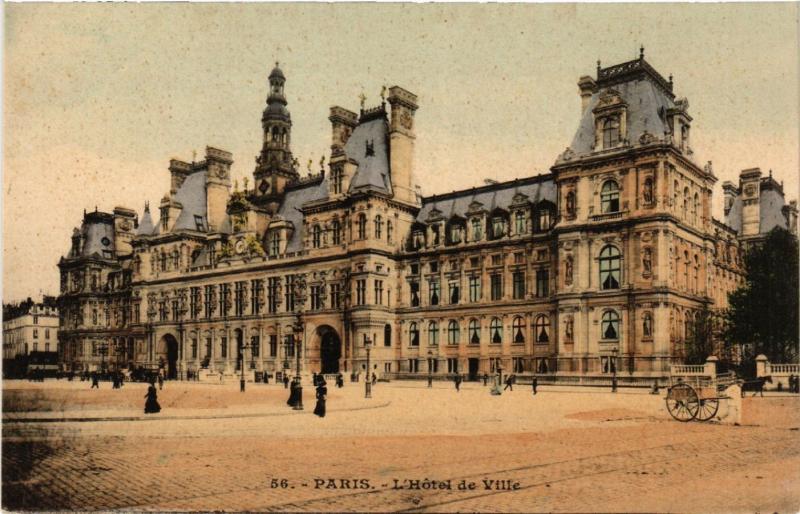 CPA PARIS 4e Hotel de Ville (446083)