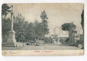 3039825 ITALY Roma S.Sebastiano  Vintage RPPC 1907 year