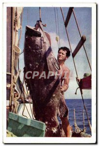 Postcard Modern Fishing Red Sea Loche 150 kilograms