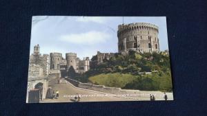 Colour Postcard Norman Gateway And Round Tower Windsor Castle