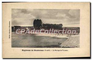 Old Postcard Montereau Dam De Varennes