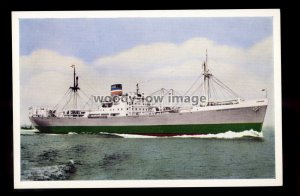 ca0602 - Safmarine Cargo Ship - South African Merchant , built 1954 - postcard