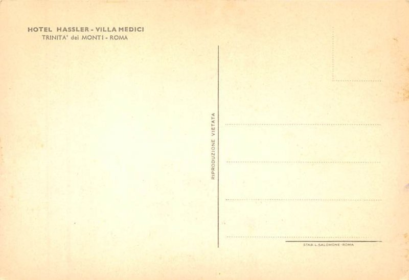 Hotel Hassler Villa Medici