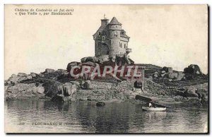 Postcard Old Ploumanac & # 39h Castle Costaeres