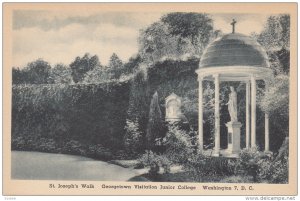 St Joseph's Walk, Georgetown Visitation Convent , WASHINGTON D.C. , 1910-30s