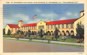 St Petersburg High School, Main Entrance Sunshine City St Petersburg FL