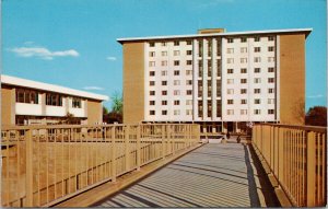 Shaw University Raleigh NC Women's Residence Hall & Union Unused Postcard G90