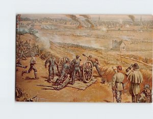 Postcard Defense Of Marye's Heights, Fredericksburg, Virginia