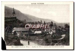 Old Postcard Albertville Conflans former stronghold overlooking the plain