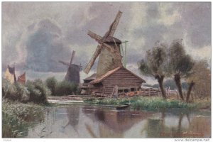 Art Postcard , Windmill , 00-10s