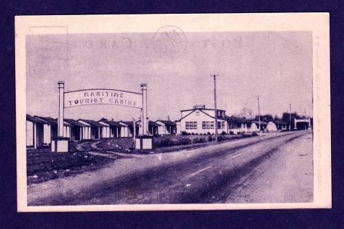 NS Maritime Tourist Cabins TRURO NOVA SCOTIA Canada Carte Postale Postcard