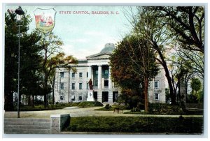 c1910 State Capitol Exterior Building Raleigh North Carolina NC Vintage Postcard