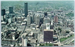 M-56587 Aerial of Peachtree Center Atlanta Georgia USA