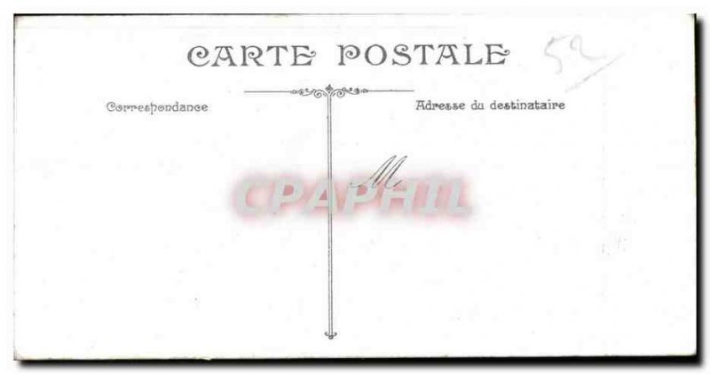 Old Postcard Chaumont Le Lycee