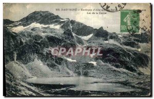 Old Postcard Dauphine vicinity of Allevard lres Bains Lake Horn