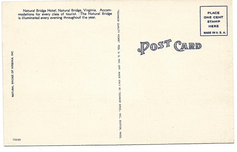 Natural Bridge, VA - Natural Bridge Hotel