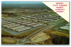 1960 Georgia State Farmers Market America's Largest Forest Park Georgia Postcard