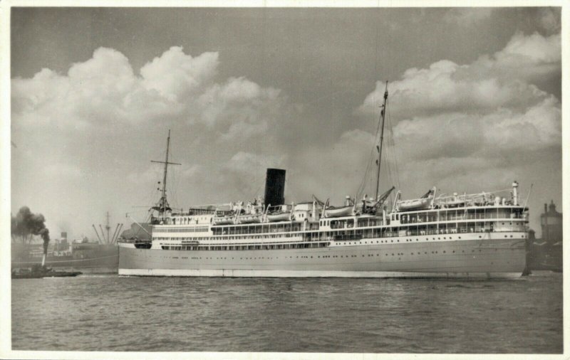 Royal Dutch Lloyd Koninklijke Rotterdamse Lloyd M.S. Sibajak RPPC 05.11