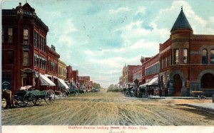 1900s Bickford Avenue Looking South El Reno Oklahoma Postcard