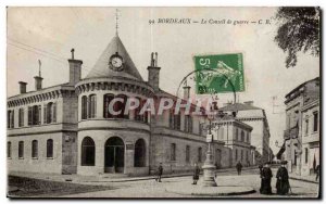 Old Postcard Bordeaux War Council