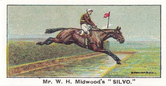 Silvo Winners On The Turf 1923 Lingfield Horse Racing Cigarette Card