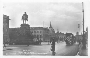 Germany, Berlin - Unter den Linden-Trams-Denkmal~PHOTO POSTCARD