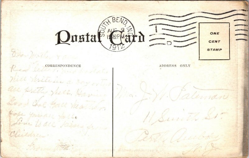 Two Postcards Post Office in South Bend, Indiana~138678