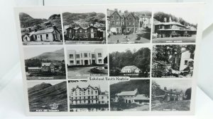 Vintage Rp Multiview Postcard Lakeland Youth Hostels 12 Views Real Photo Cumbria