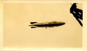 Canada- Que, Montreal. 08/08/1930. HM Airship R100 Real Photo(Not a Postcard