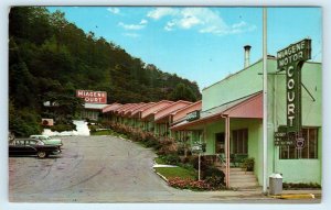 BRYSON CITY, North Carolina NC ~ Roadside MIAGENE MOTOR COURT c1950s  Postcard