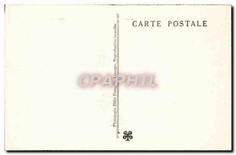 Old Postcard Padirac Pit Staircase Chasm