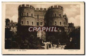 Postcard Old Cologne on the Rhine Gate Hahnen