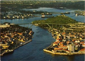 CPM AK Bird's eye view of Sint Anna Baai, Curacao CURACAO (645775)