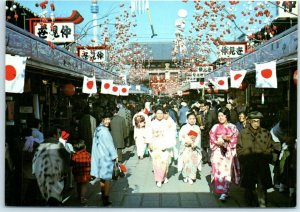 M-23466 Nakamise Stalls at  Asakusa Taito City Tokyo Japan