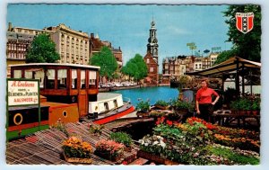 Bloemenmarkt Singel AMSTERDAM Netherlands Postcard